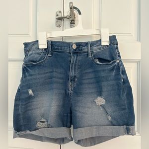 Distressed Jean Shorts